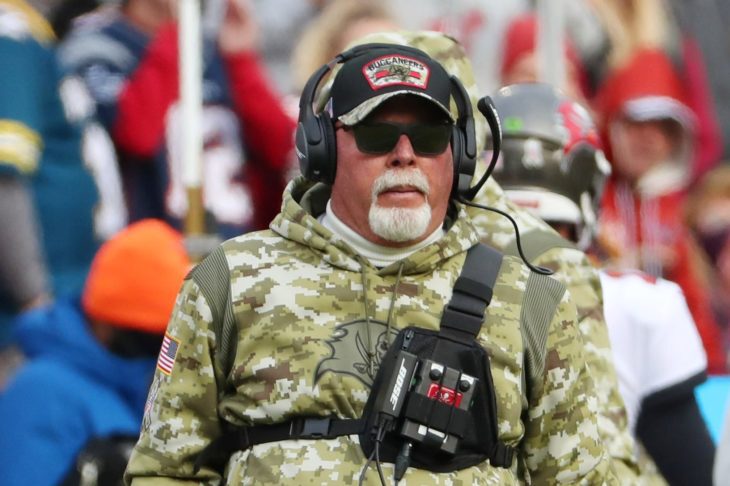 Bruce Arians Fined For Slapping Buccaneers Player’s Helmet