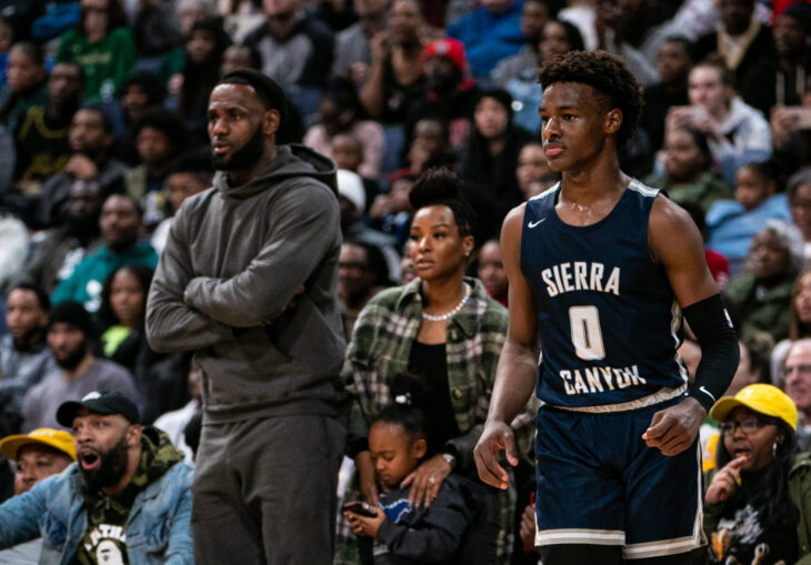 Bronny James Now Projected As Top 10 Pick In 2024 NBA Draft