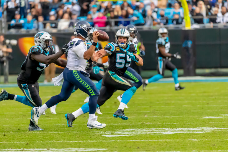 Russell Wilson Ready to Tackle Intercepting Linebackers